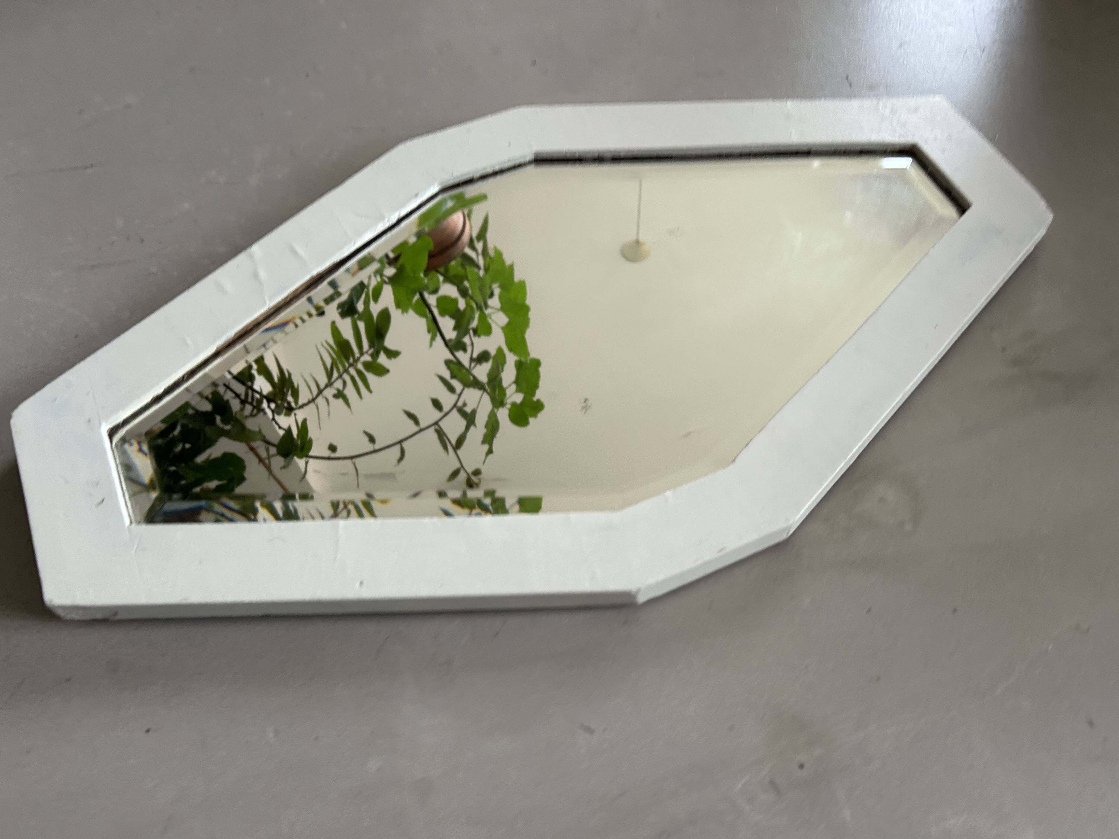 Antique beveled mirror