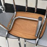 Round formica table with 4 formica chairs