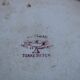 Ancien plat de service Terre de fer