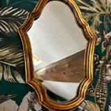 Vintage shell gold mirror