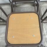 Set 6 industrial stools