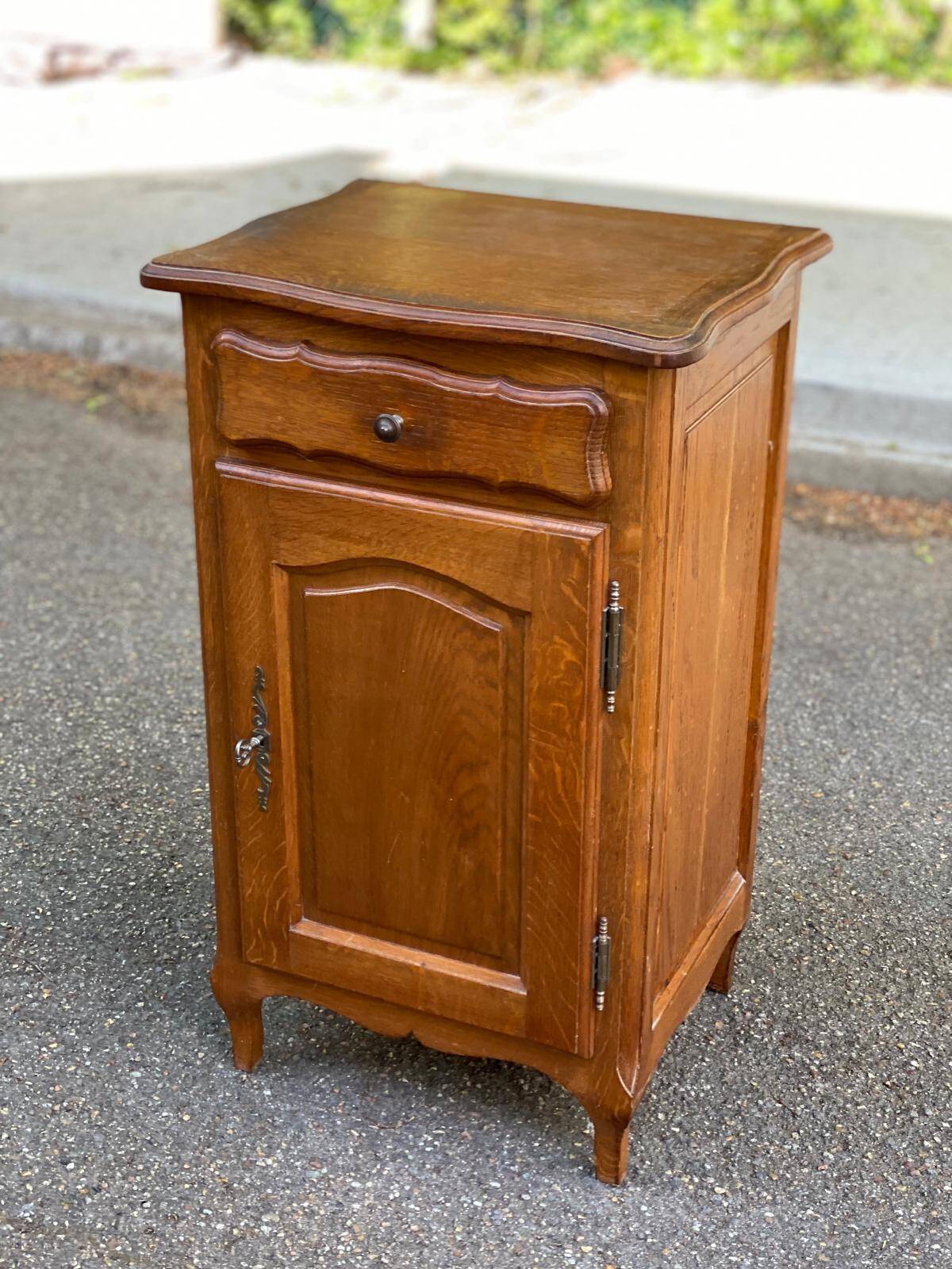 Commode confiturier table de chevet louis XV en bois