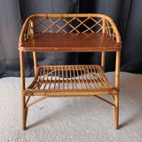 Chevet vintage en rotin