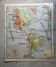 Carte scolaire vintage Lablache Continent Américain-Amérique USA
