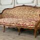 Louis XV Bench In Carved Beech And Moulded Corbeille File, 18th Century