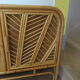Buffet bas 2 portes -rotin tressé-bambou -cannage