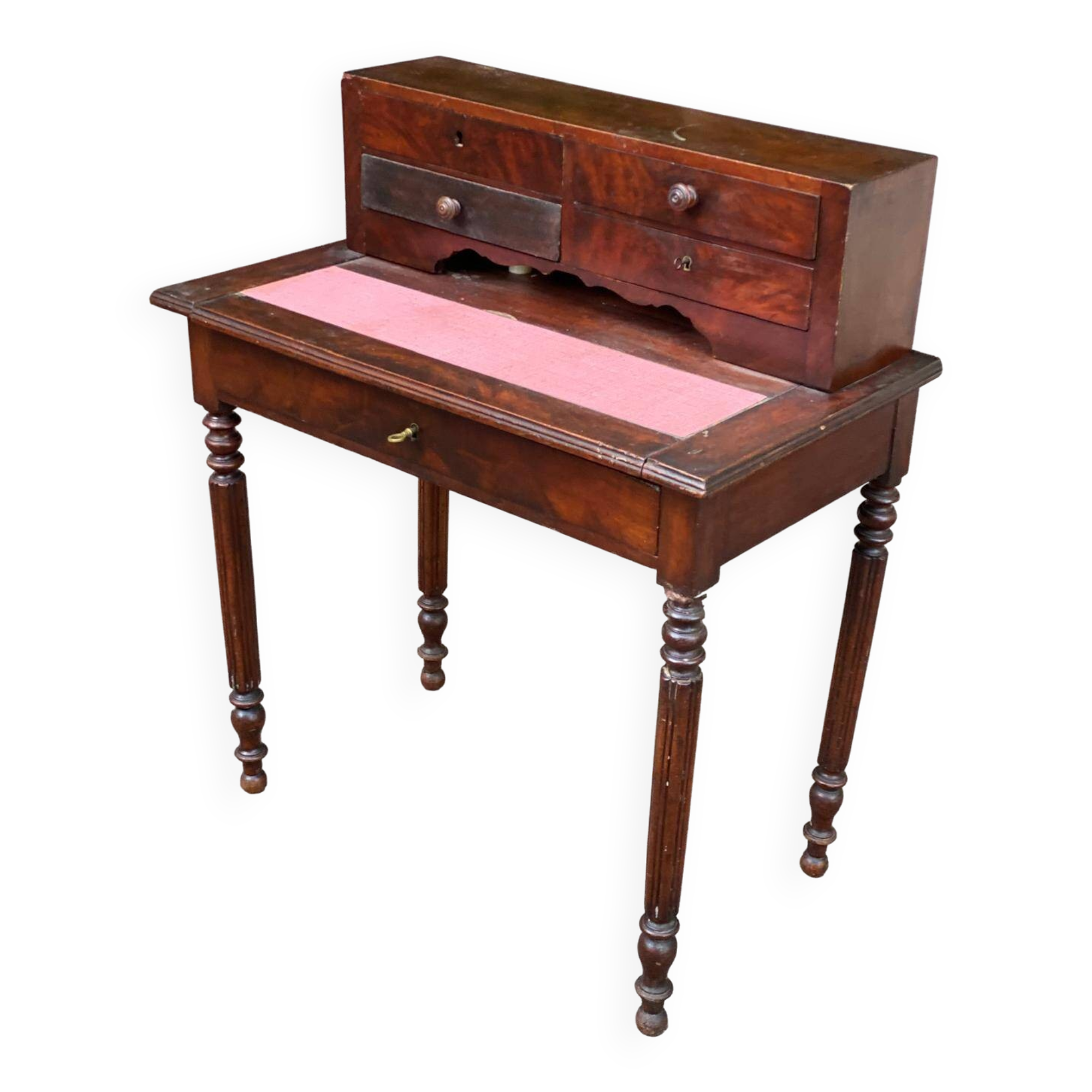 Happiness of the day desk with 19th century storage