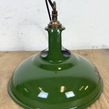 Industrial Green Enamel Factory Pendant Lamp from Coolicon, 1950s