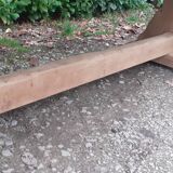 Monastery table solid oak raw wood