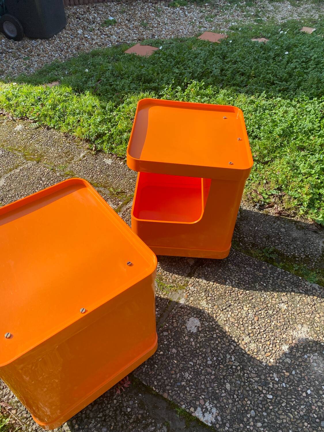 Pair of vintage bedside tables