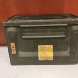 military box vintage ammunition box