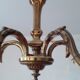 Bronze chandelier 5 lamps