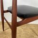 A vintage Scandinavian teak skai chair from AN60