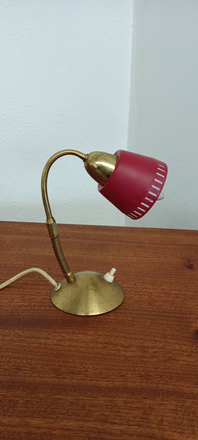 1950s brass lamp