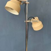Lampadaire beige Dijkstra de style Space Age du milieu du siècle