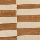8x10 Beige & Bronze Contemporary Kilim Rug, 229x311Cm SK 35061