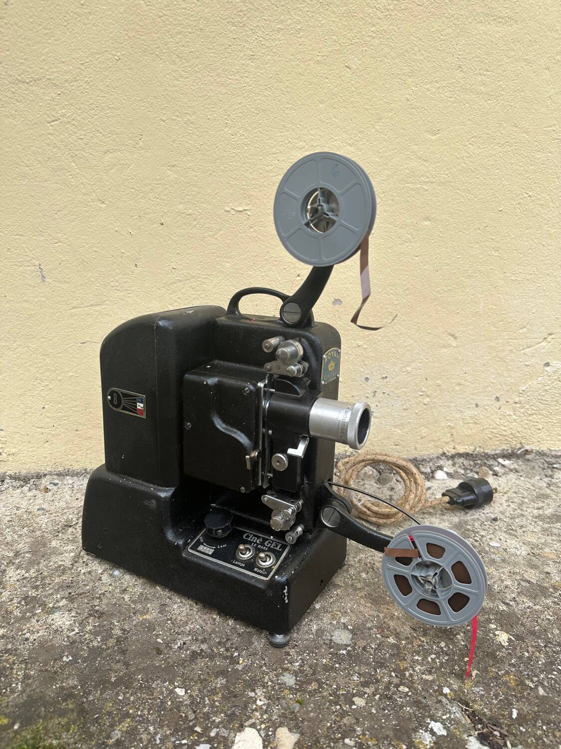 Super 8 projector Royal Cine Gel 1950 Le Mans