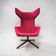 Alfredo Häberli / armchair “Take a line for a walk” / Moroso / Italy / design 2003 / red wool