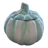 Pumpkin sugar bowl in slip