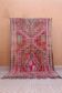 Tapis berbère vintage rose