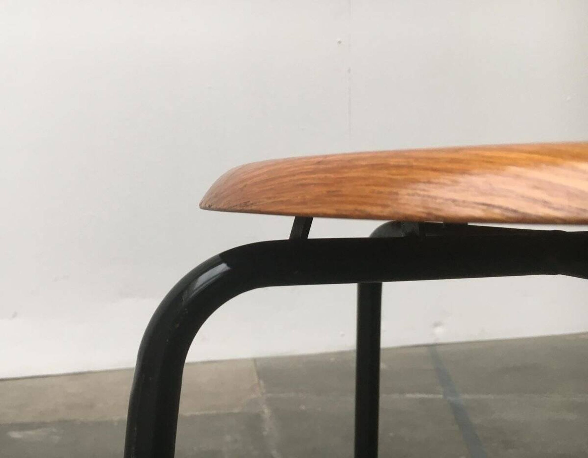 Tabouret danois du milieu du siècle par MH Stalmöbler