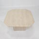 Italian Travertine Coffee Table, 1980's