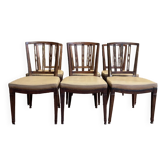 Suite of 6 Louis XVI style chairs
