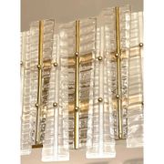 Contemporary Modern Italian “Tropical” Murano Glass Square Flush Mount by S