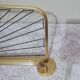 Gold aluminum and and pvc ropes wall coat rack