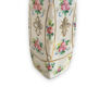 Pair of vases in enamelled and gilded crystal Rose motifs
