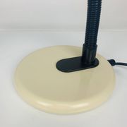 Lampe de bureau métal beige vintage