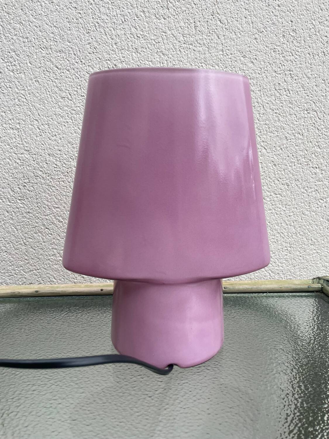 Vintage Habitat mushroom lamp