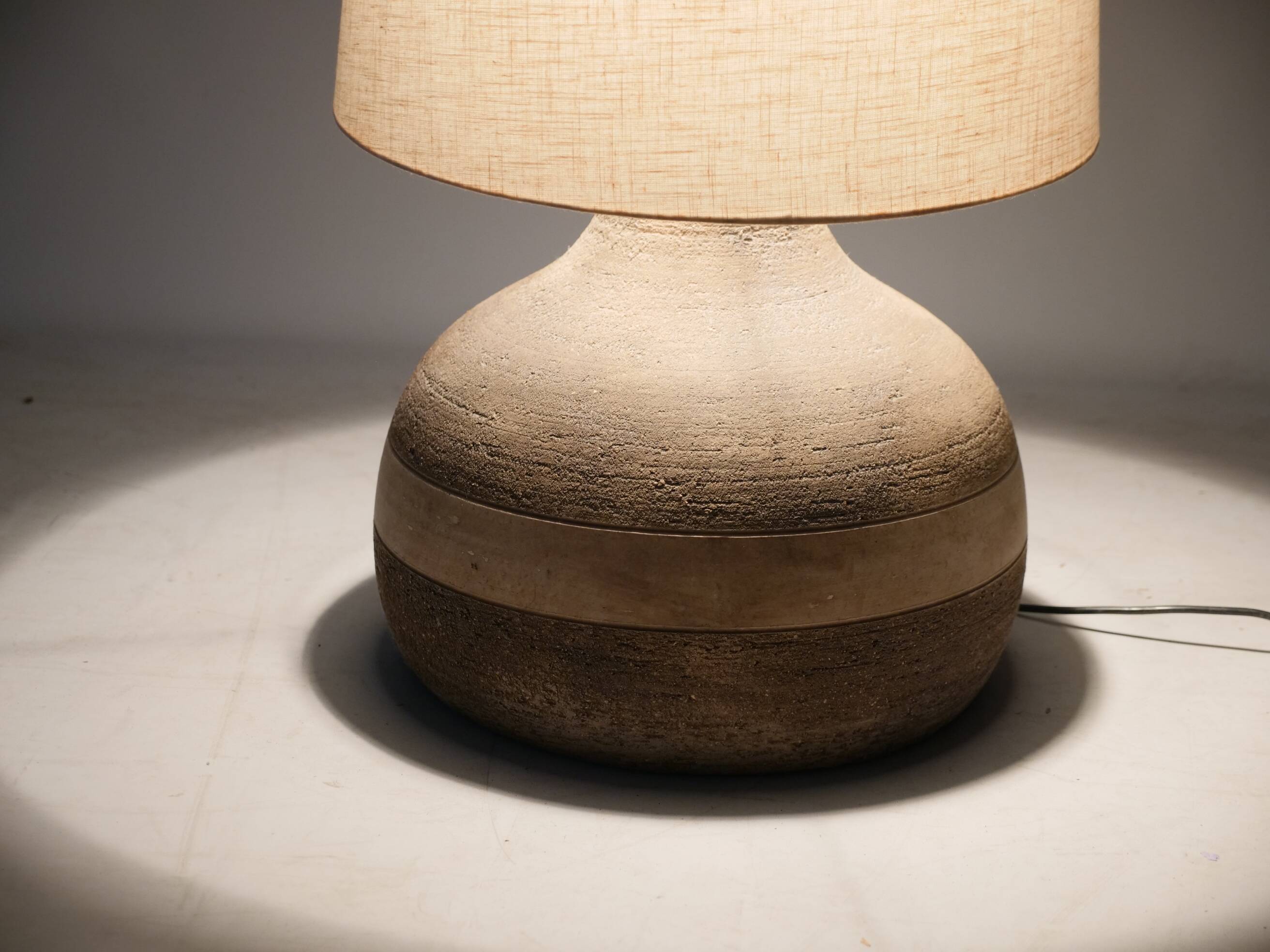 Scandi Design Floor Lamp Studio Ceramic Floor Light 1970s Vintage