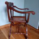 Fauteuil canné curule ou dagobert