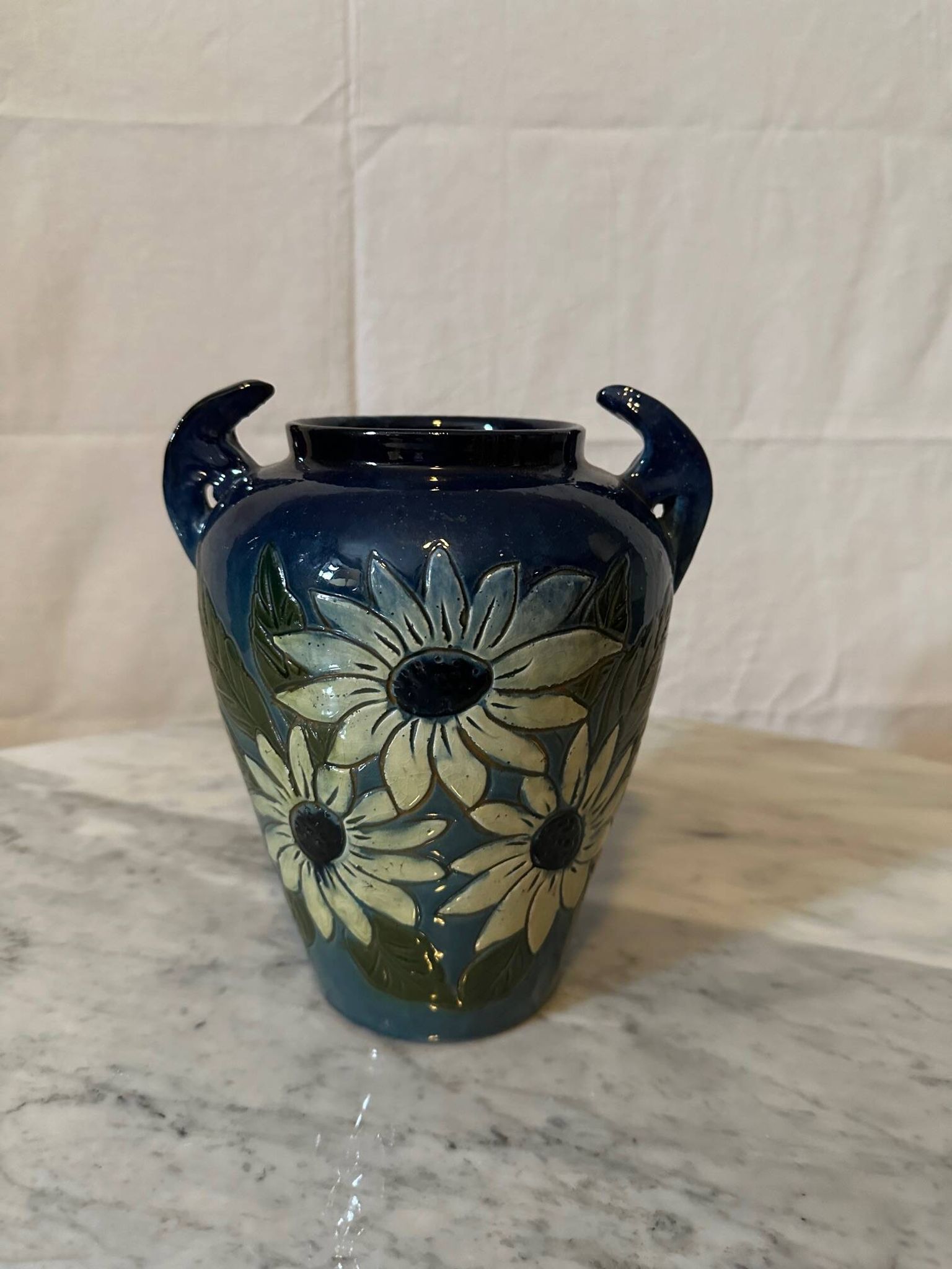 Vase en terre cuite vernissée