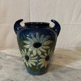 Glazed terracotta vase