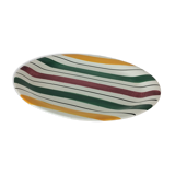 Plat en céramique Longchamp multicolore