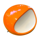 Kartell Binasco Milano Wall Lamp Orange By Gerd Lange