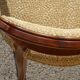 Pair of Louis XVI armchairs, upholstered in giraffe-pattern velvet