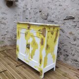 Old patinated Parisian buffet