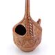 Stylized ceramic pitcher by Huguette Bessone, Vallauris