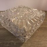Plafonnier Prisma en verre moulé