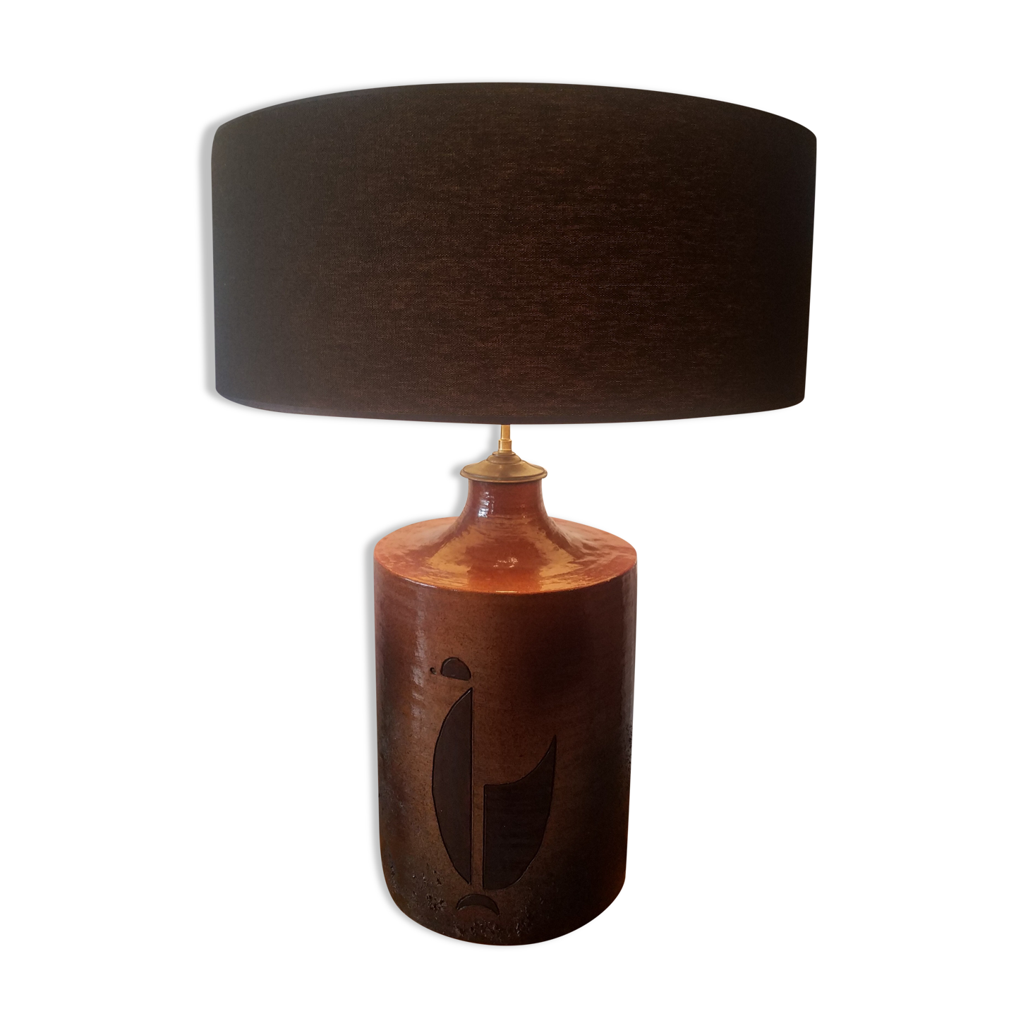 Vintage ceramic lamp stand 1970