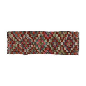 Tapis kilim artisanal anatolien 260 cm x 83 cm