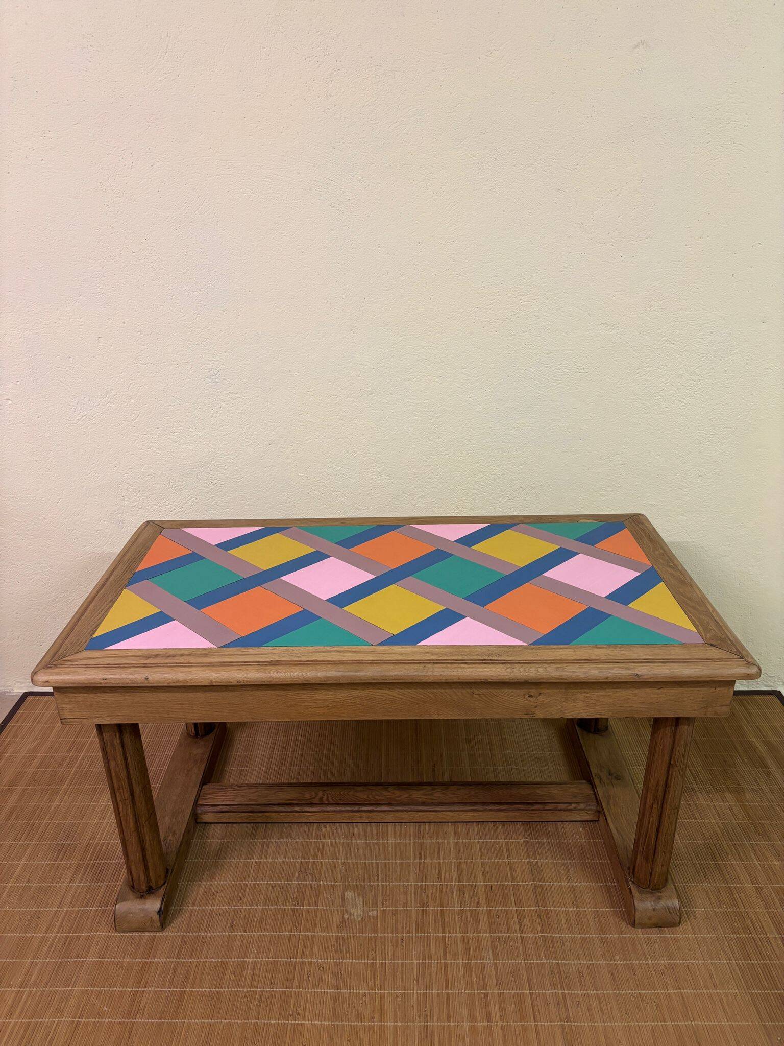 Colourful coffee table