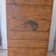 Industrial coffee table pallet on wheels