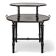 Napoleon III period blackened wood tea table