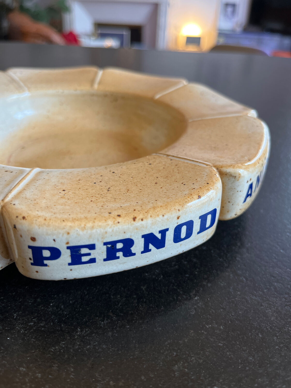 Advertising counter ashtray