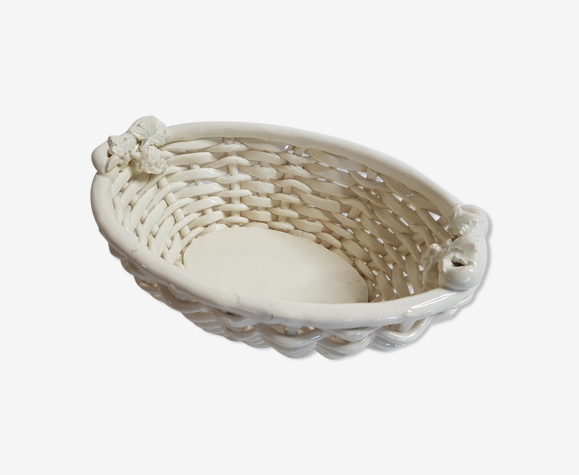 Woven ceramic basket or basket | Selency