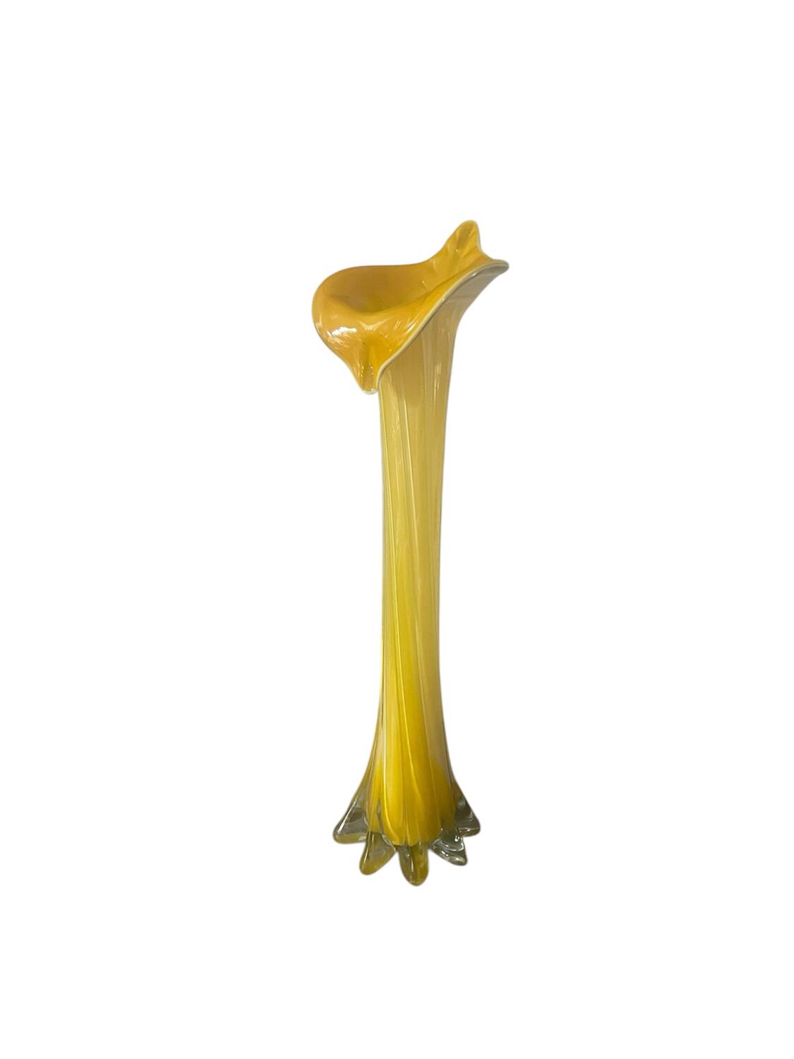 Murano 80's calla arum vase